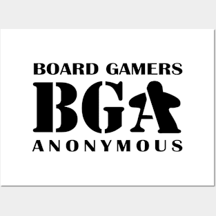 Official Black Board Gamers Anonymous Posters and Art